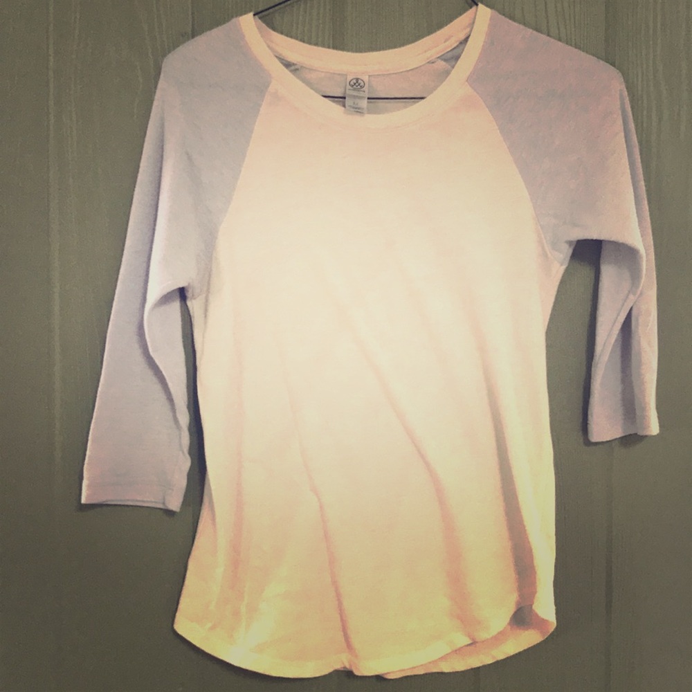 Alternative Apparel Earth Coll. Blue/White Raglan